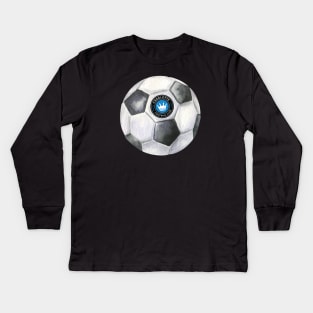 Charlotte fc soccer Kids Long Sleeve T-Shirt